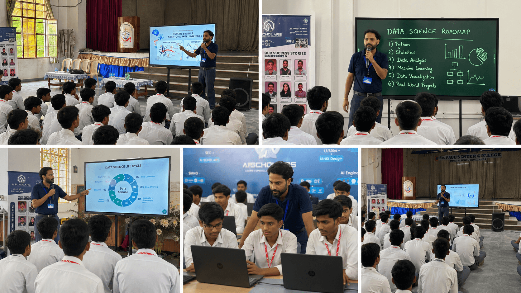 AI Scholars software development and mentor team