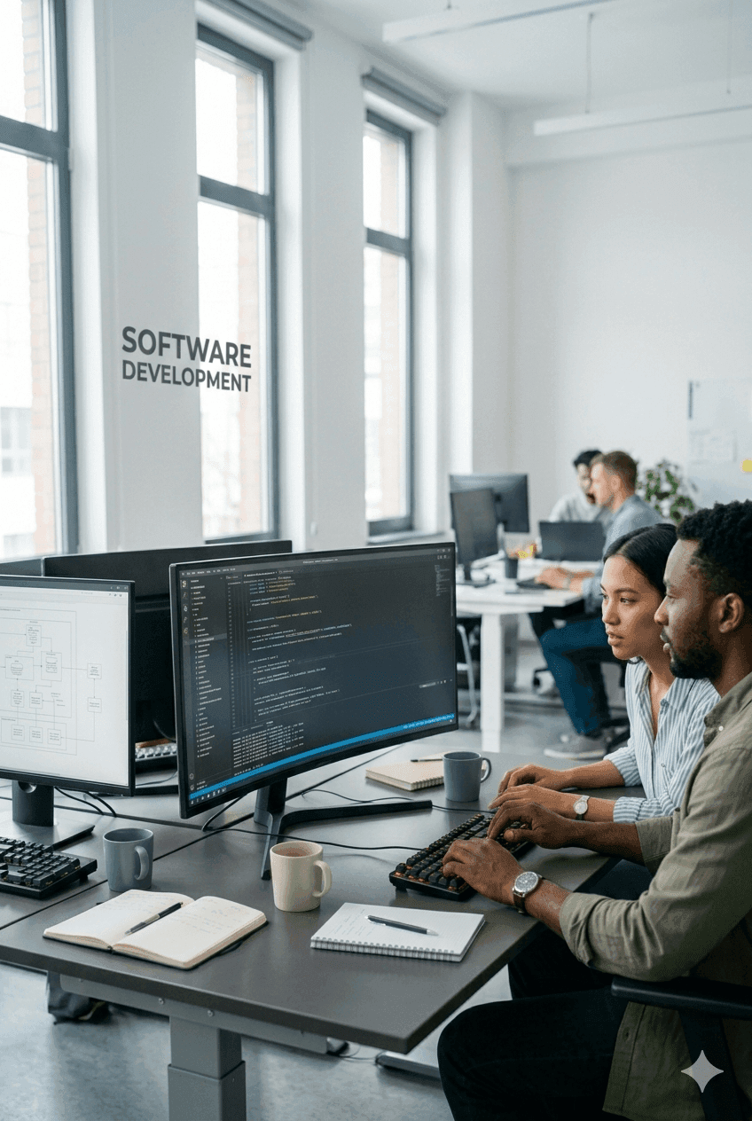Custom software development and enterprise solutions at AI Scholars