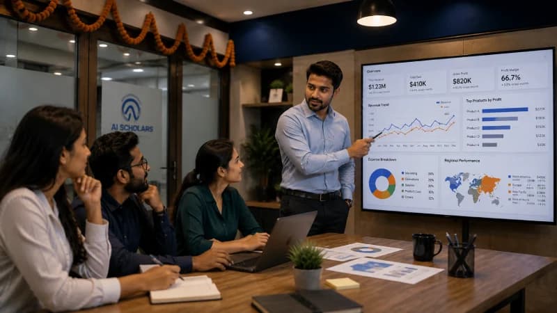 Business Analytics Internship Program course at AI Scholars